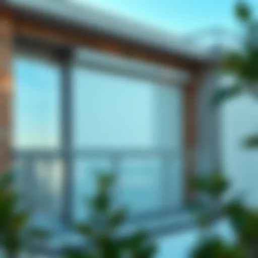 Modern aluminum balcony closure installation showcasing durability and style