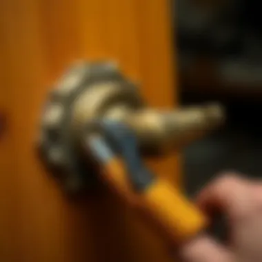 Common mistakes in door handle repair illustrated