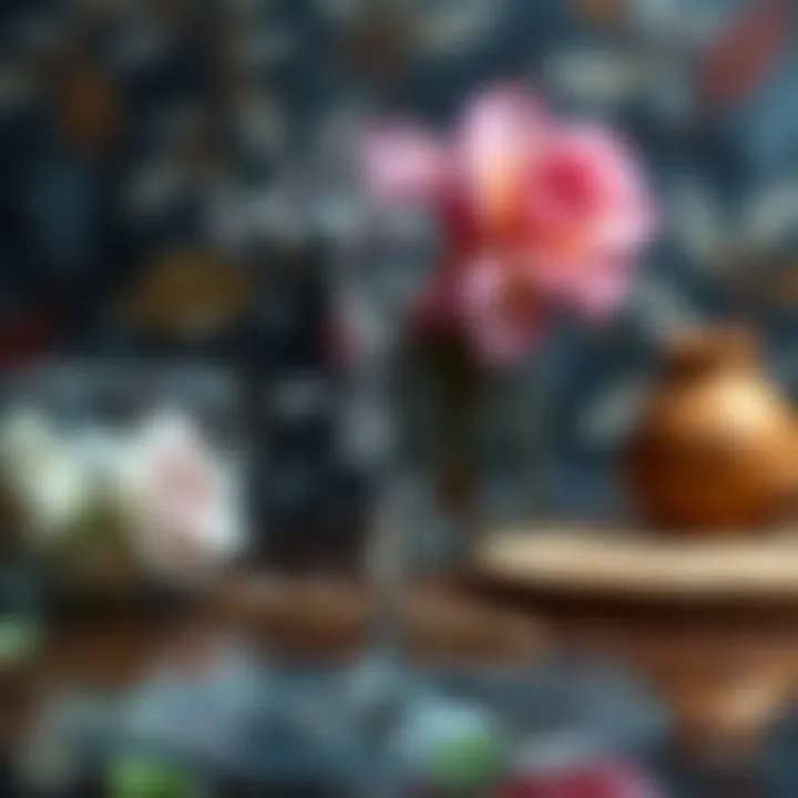 Artistic effects achieved with water in acrylics