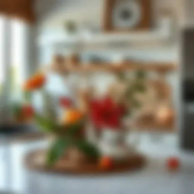 Artistic arrangement of kitchen décor