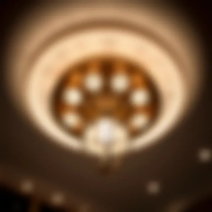 Aesthetic appeal of a completed ceiling light installation