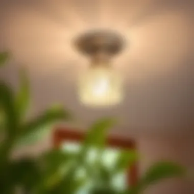 Safety precautions before installing a ceiling light fixture