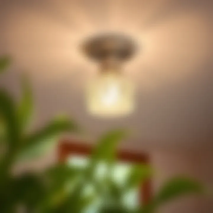 Safety precautions before installing a ceiling light fixture