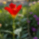 Vibrant Atatürk flower in a natural setting