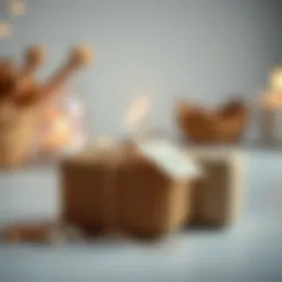 A thoughtful gift wrapped elegantly for a father