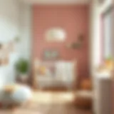 Charming nursery with pastel colors and soft textures