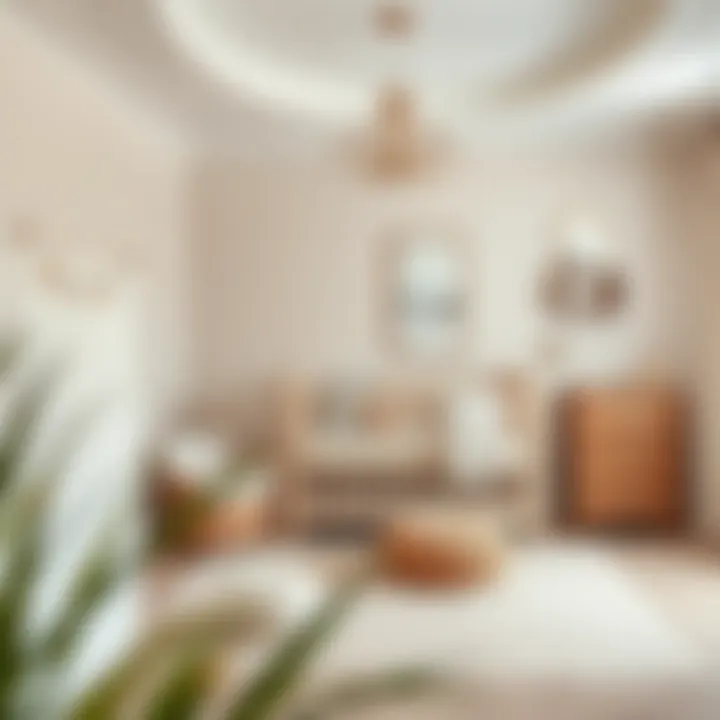 Elegant and Serene Nursery Elegant nursery with a serene ambiance and neutral tones