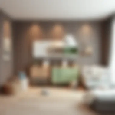 Modern Nursery with Multifunctional Furniture Modern nursery featuring multifunctional furniture