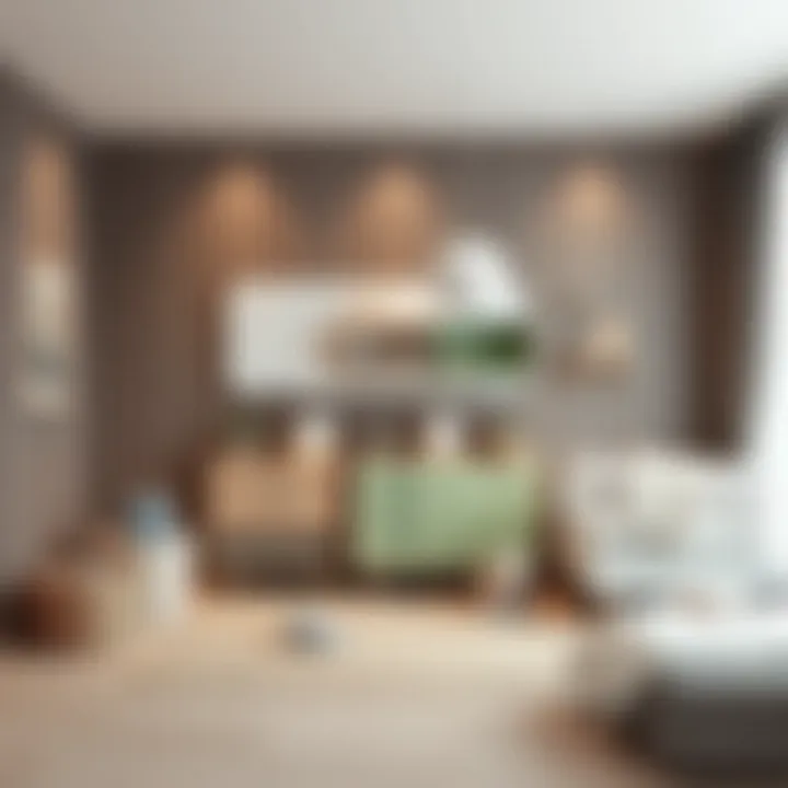 Modern Nursery with Multifunctional Furniture Modern nursery featuring multifunctional furniture