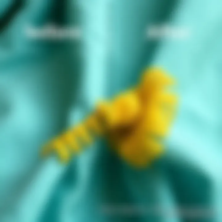 Before and after cleaning fabric