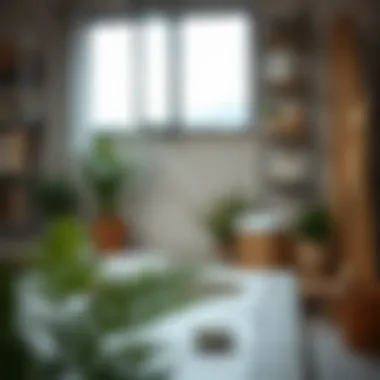 A DIY project utilizing concrete materials effectively in a home improvement setting