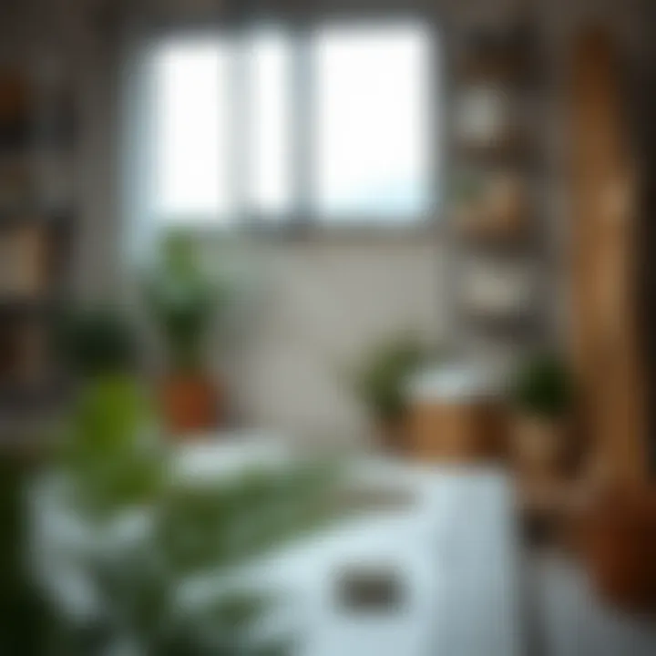 A DIY project utilizing concrete materials effectively in a home improvement setting