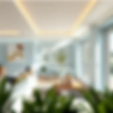 Architectural Rendering of Sustainable Paint Application Techniques An architectural rendering highlighting sustainable paint application techniques