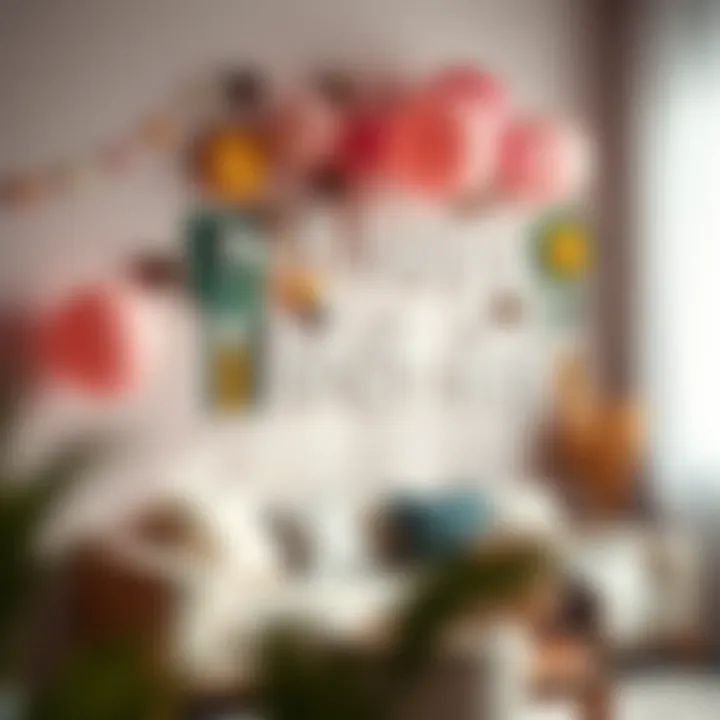 Crafted Wall Art for Celebrations DIY birthday wall art using paper crafts and artwork