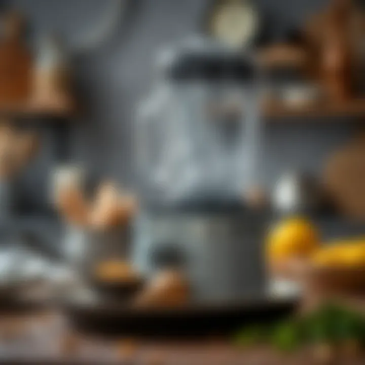 Visual representation of risks involved in using a blender with certain cookware