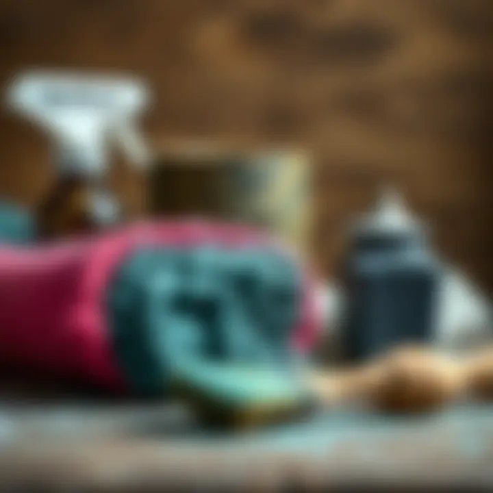 Essential materials for removing paint stains