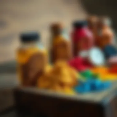 Ancient pigments used in historical art