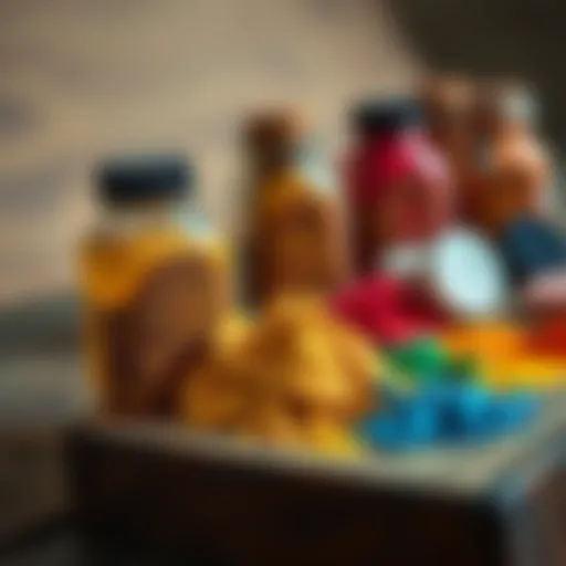 Ancient pigments used in historical art