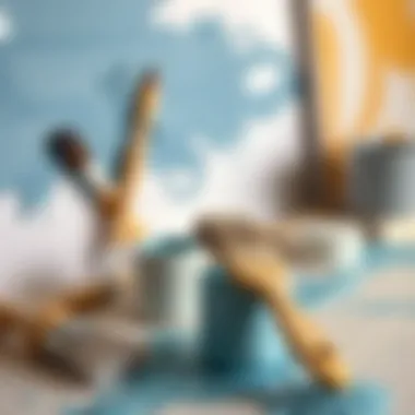 Modern DIY painting techniques and tools