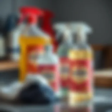 Chemical cleaning agents suitable for appliance surfaces
