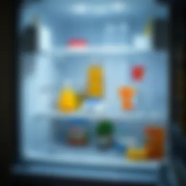 Refrigerator with odor-absorbing solutions