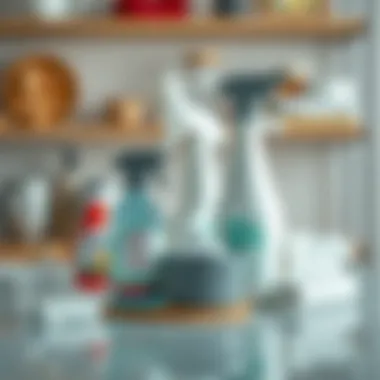 Essential cleaning supplies for glass cleaning