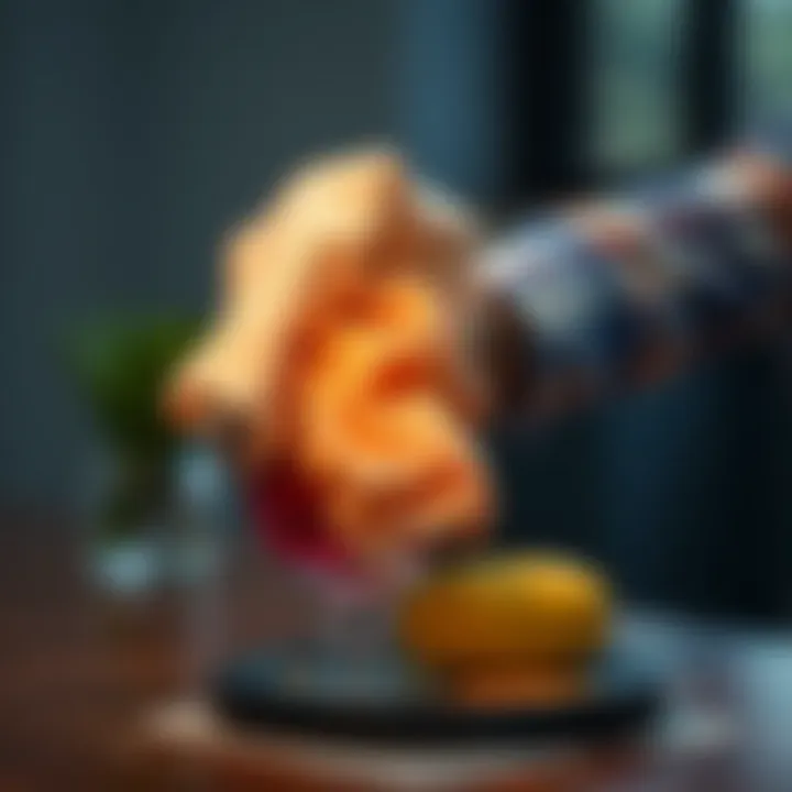 Effective Techniques for Cleaning Glass Technique demonstration for effective glass cleaning