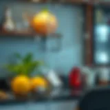 Close-up of sparkling clean glass surface