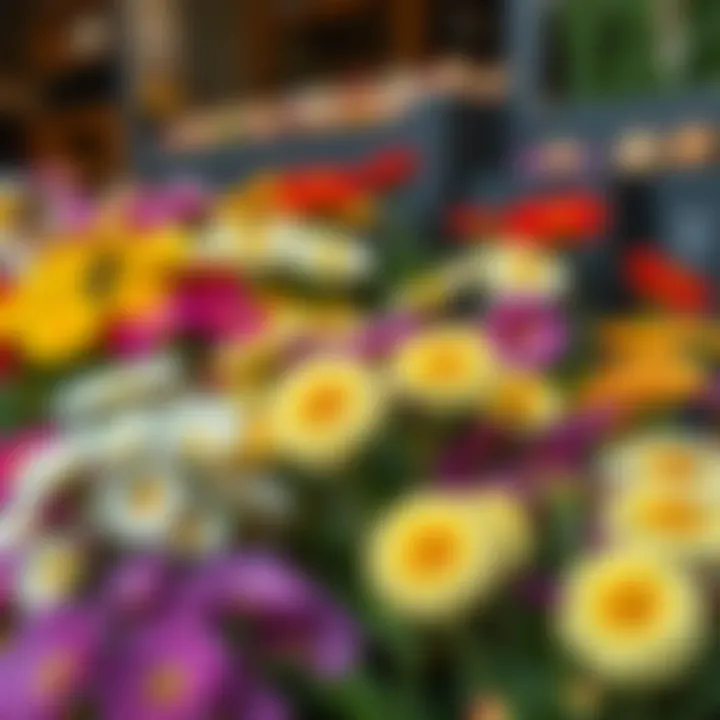 A vibrant display of rejuvenated flowers showcasing their new life