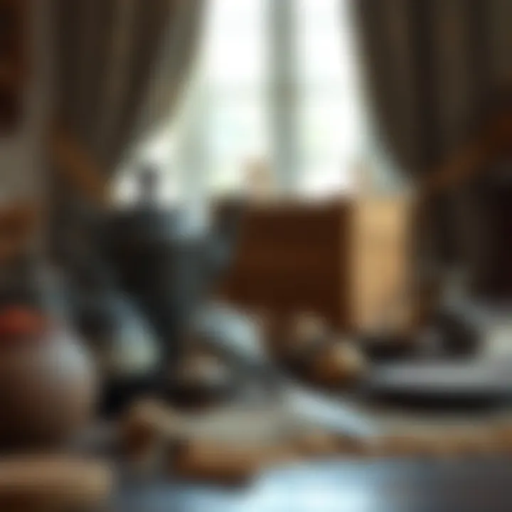 Traditional Turkish trousseau items arranged beautifully