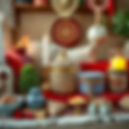 An array of traditional Turkish gifts showcasing elegance and craftsmanship