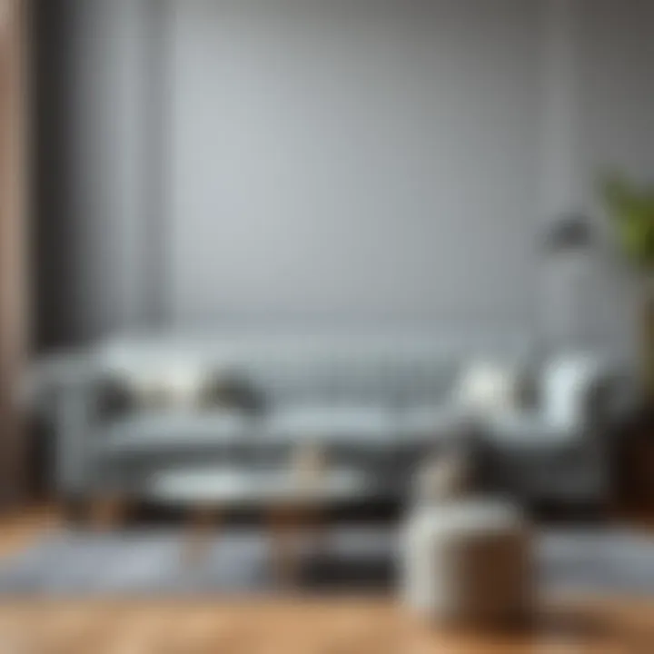 Modern Chesterfield sofa in a chic gray tone