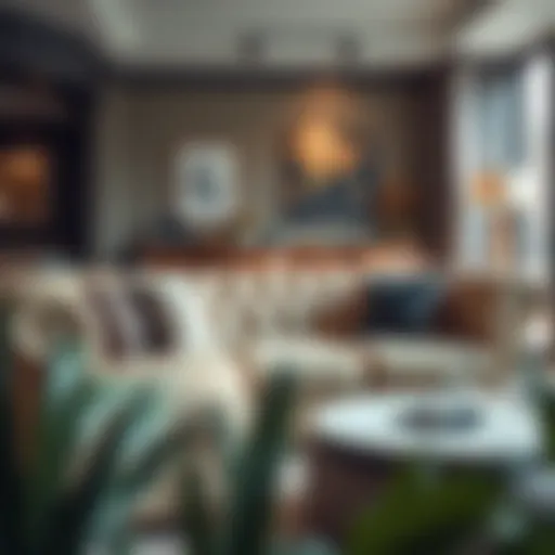 Elegant Chester model sofa in a modern living room setting