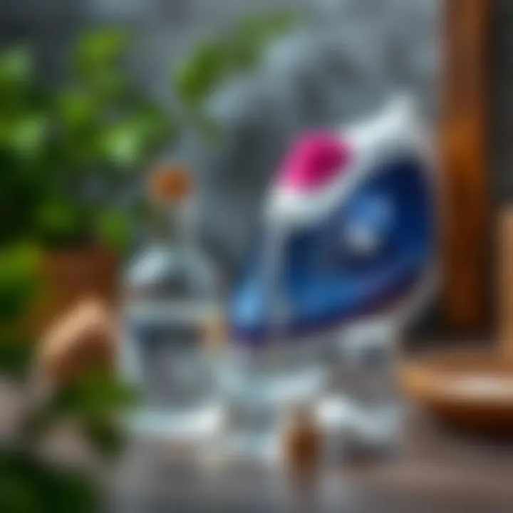 Clean iron reservoir with natural solutions