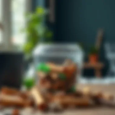 Visual depiction of community awareness about recycling