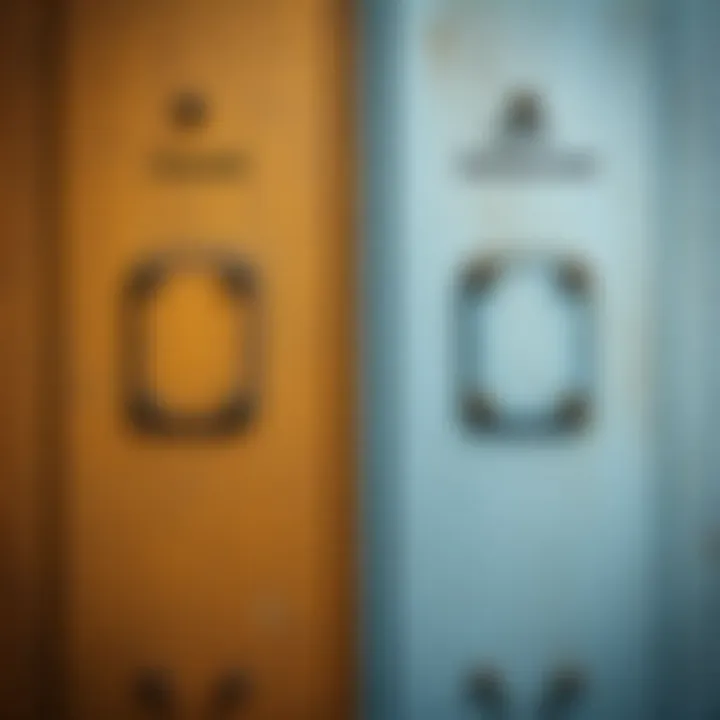 Comparison of cleaned and uncleaned metal surfaces