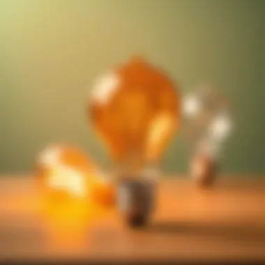 Comparison of traditional versus energy-saving bulbs