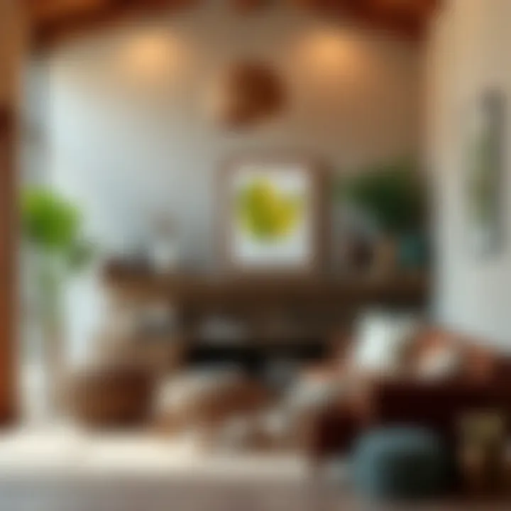 Creative decor ideas using brown and green shades