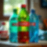 Creative upcycling project using plastic bottles