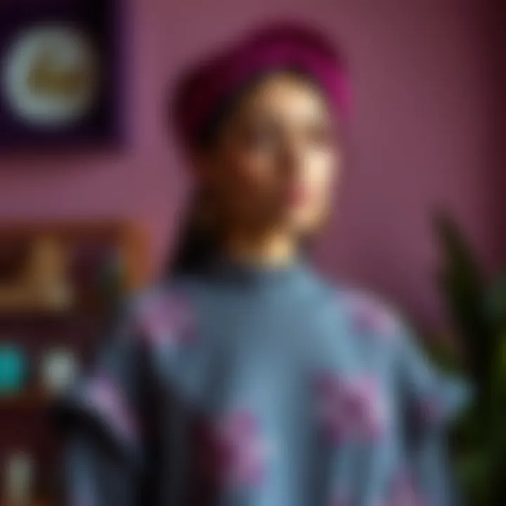 Fashion collection inspired by dark magenta