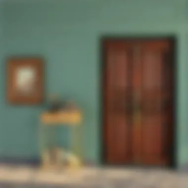 Application techniques for oil paint on iron doors