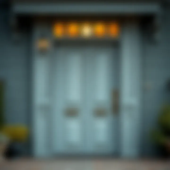 Aesthetic appeal of different iron door colors