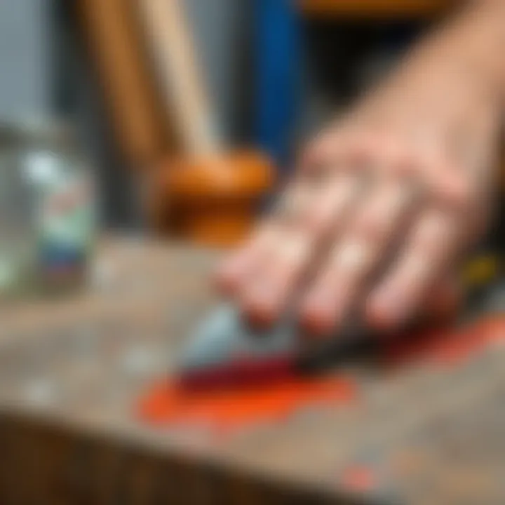 Surface preparation techniques for iron objects