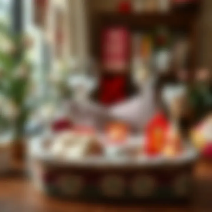 Displaying Heartfelt Gifts Displaying heartfelt gifts for a sick loved one