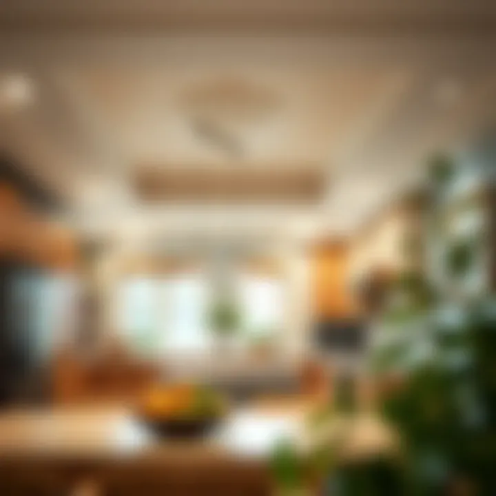 Exploring Various Ceiling Styles in American Kitchens Diverse styles of suspended ceilings in kitchen spaces