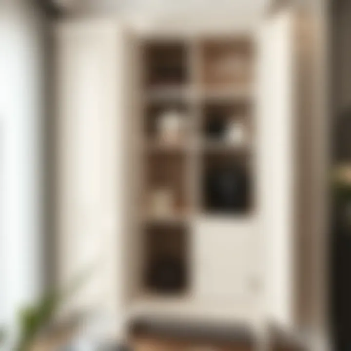 Elegant Design Elements in Cabinet Stylish cabinet with elegant design elements