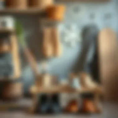 Material selection for shoe rack construction