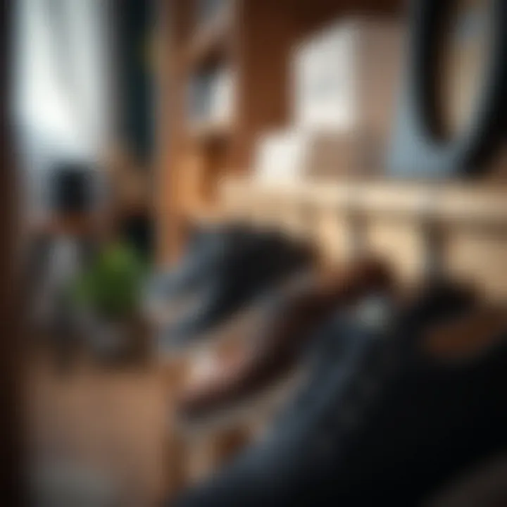 Correct measurement techniques for shoe rack design