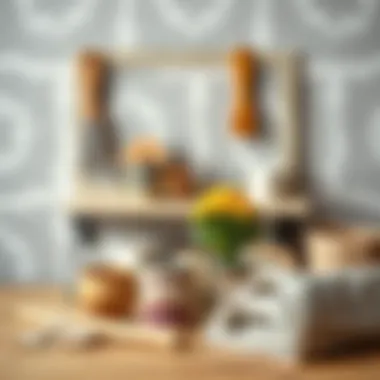 Materials required for wall shelf installation