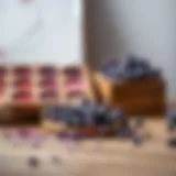 Palette showcasing shades of purple with a focus on eflatun